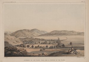 Entrada al Paso de Tejon y una Parte del Tejon, 1856